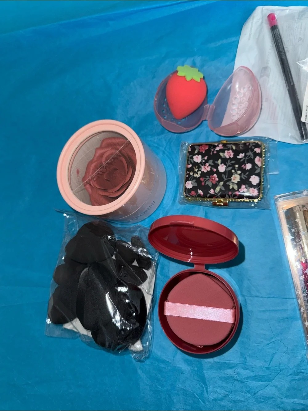 Assorted Party Beauty Accessories - Black & Pink Set